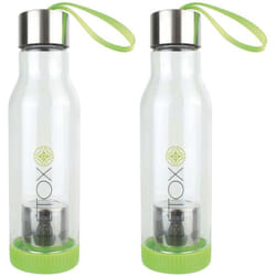 Take Away - Bouteille détox avec infusueur de thé intégré 500 ml (Lot de 2)