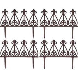 Esschert Design - Bordurette en fonte à planter Charme Lot de 4