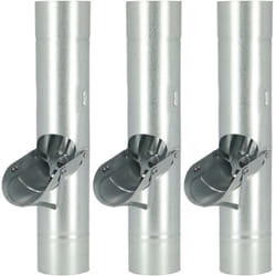 Récupérateur d'eau de pluie en zinc (Lot de 3)