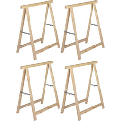 Astigarraga - Tréteau en pin standard section 40x17 mm Lot de 4