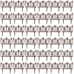 Esschert Design - Bordure de jardin en fonte Valentine Lot de 36