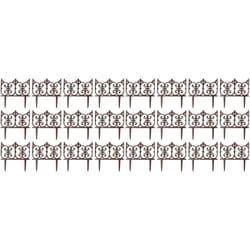 Esschert Design - Bordure de jardin en fonte Valentine Lot de 24