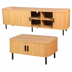 Aspect Coloris Marron Matériau principal Bois médium Matériaux secondaires Métal Autres dimensions Dimensions table basse (en ...