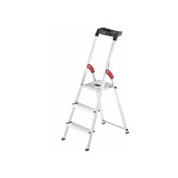 Hailo - Escabeau 3 marches - Hauteur max. de travail 2.12m - 8503-001