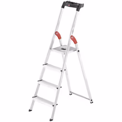 L'escabeau sécurisé 4 marches en aluminium Hailo L60 L'escabeau L60 4 marches permet d'accéder à une hauteur maximale de 2m85 ...