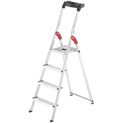 Hailo - Escabeau 4 marches - Hauteur max. de travail 2.34m - 8504-001