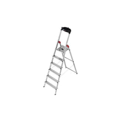 Hailo - Escabeau 6 marches - Hauteur max. de travail 2.78m - 8506-001