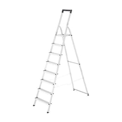 Escabeau domestique pliable en aluminium 8 marches ultra léger Hailo L40