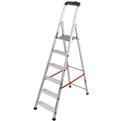Escabeau professionnel pliable en aluminium 6 marches larges Hailo Alu Pro