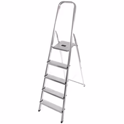 Escabeau domestique pliable Selekta MixAlu - 5 marches - 2,81m