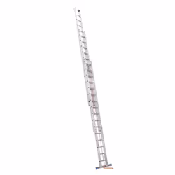 Description générale Cette échelle coulissante à corde Hailo est conçue pour un usage intensif, idéale pour des travaux de to ...