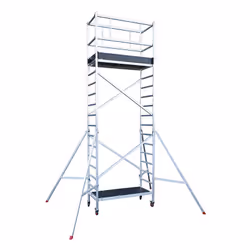 Echafaudage Expert Pro - 2 plans x 16 échelons - 5,65m - Hailo