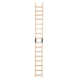Hailo - Echelle plate de toit en bois pour couvreur 4m Safety Roof