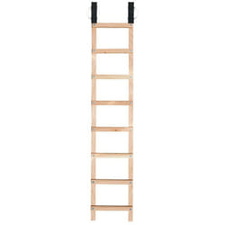 Extension échelle plate de toit en bois pour couvreur 2m Hailo Safety Roof