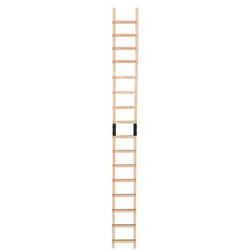 Hailo - Echelle plate de toit en bois pour couvreur 5m Safety Roof
