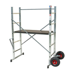 Echafaudage roulant de jardin tout terrain 0,9m/2,9m en aluminium Hailo HobbyStep H3 Jardin