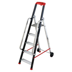 Escabeau 5 marches - Hauteur max. de travail 3.10m - 8845-411