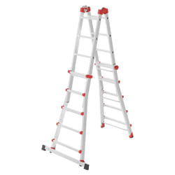 Hailo M80 Echelle coulissante Argent