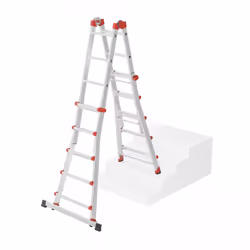 Hailo M80 Echelle coulissante Argent