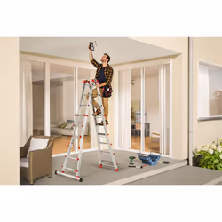 Hailo M80 Echelle coulissante Argent - Vue supplémentaire 5