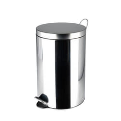 Poubelle de cuisine à pédale 20L Chromée - SELEKTA