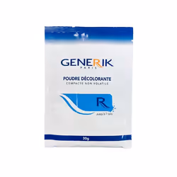 Generik Poudre Décolorante bleue-7 tons 30 g, Blonde, 2000 ml, Tous types de cheveux, Recharge, Powder, Potassium Persulfate, ...