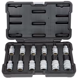 Description générale Coffret très complet de 12 douilles Torx, idéal pour les travaux de bricolage et de réparation. Conçu po ...