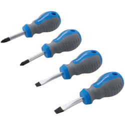 Silverline - Assortiment de 4 tournevis courts tom pouce
