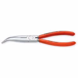 Pince Knipex à becs longs coudés Acier vanadium, trempé à l'huile et revenu. Pointes de précision élastiques et résistantes.  ...