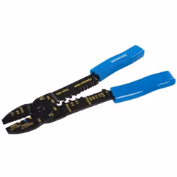 Pince à sertir les cosses Pour couper et dénuder les fils électriques Pour sertir les cosses isolées jaunes, bleues et rouges ...
