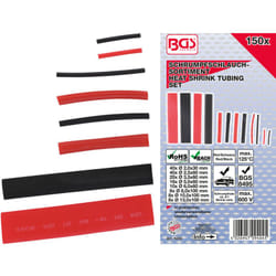 Bgs Technic - Manchons thermoretractables couleur assortiment de 150 manchons
