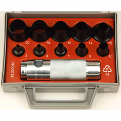 Description générale Coffret emporte pièces BOEHM permettant la découpe de rondelles, joints ou pastilles de 3 à 20 mm de dia ...