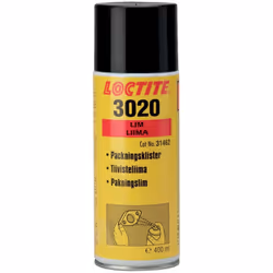LOCTITE 3020 AéROSOL ETANCHEITE DES JOINTS Augmente l'étanchéité des joints en plastique, liège, papier, métal et amiante Mai ...