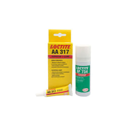 Colle adhesif verre metal loctite 317