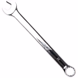 Clé mixte extra longue Ouverture de 32 mm Longueur 435 mm, Gamme luxe de BGS Technic Garantie à vie Forgées à froid Finition: ...