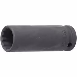 DOUILLE BGS A IMPACT CARRE 1/2 DOUILLE A CHOC 12 PANS Longue Taille : 21 mm Longueur : 85 mm En acier chrome molybdène Traite ...