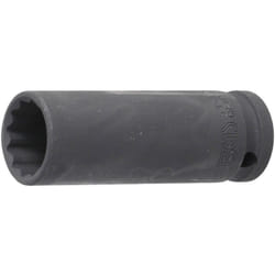 Bgs Technic - Douilles profondes impact a choc 12 pans longues 1/2 - choisissezici : 12 pans longue 21 mm