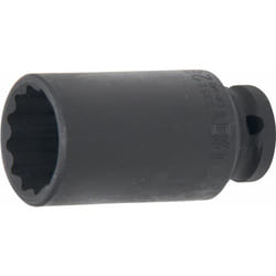 Bgs Technic - Douilles profondes impact a choc 12 pans longues 1/2 - choisissezici : 12 pans longue 28 mm