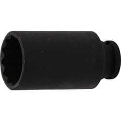 Douilles profondes Bgs Technic impact a choc 12 pans longues 1/2 - choisissezici : 12 pans longue 32 mm