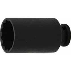 Douilles profondes Bgs Technic impact a choc 12 pans longues 1/2 - choisissezici : 12 pans longue 34 mm
