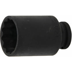 Bgs Technic - Douilles profondes impact a choc 12 pans longues 1/2 - choisissezici : 12 pans longue 39 mm