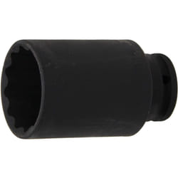 Bgs Technic - Douilles profondes impact a choc 12 pans longues 1/2 - choisissezici : 12 pans longue 46 mm