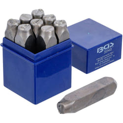 Bgs Technic - Bgs chiffres a frapper jeu de 9 chiffres - choisissezici : 12 mm