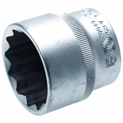 Douille 12 pans carré de 1/2 Marque BGS Dimension 36 mm Photo présentant une des douilles de cette gamme