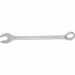 Clé mixte de 1 1/4 Acier chrome vanadium, forgée à froid Oeil coudé à 15 Longueur= 360 mm Empreinte côté anneau = 12 pans Qua ...