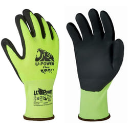 U-power - Paire de gants de travail, protection haute visibilitÉ enduit nitrile - dtail : 9