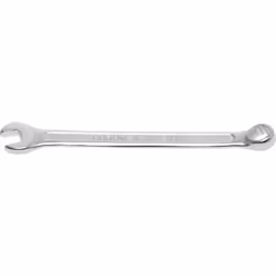 Clé mixte de 1/4 Acier chrome vanadium, forgée à chaud Oeil coudé à 15 Longueur = 100 mm Empreinte côté anneau = 12 pans Qual ...