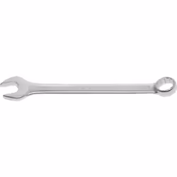 Clé mixte de 11/16 Acier chrome vanadium, forgée à chaud Oeil coudé à 15 Longueur = 210 mm Empreinte côté anneau = 12 pans Qu ...
