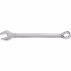 Clé mixte de 3/4 Acier chrome vanadium, forgée à chaud Oeil coudé à 15 Longueur = 230 mm Empreinte côté anneau = 12 pans Qual ...