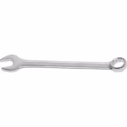 Clé mixte de 13/16 Acier chrome vanadium, forgée à chaud Oeil coudé à 15 Longueur = 250 mm Empreinte côté anneau = 12 pans Qu ...